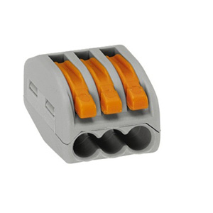 Wago 222-413 Connector 3 Conductor Grey