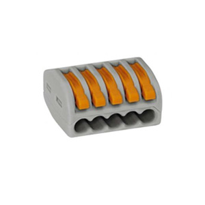 Wago 222-415 Connector 5 Conductor Grey