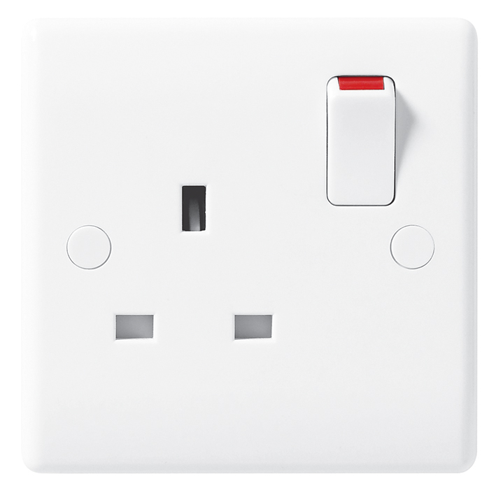 BG 821-01 Socket Outlet SP Switched 13A