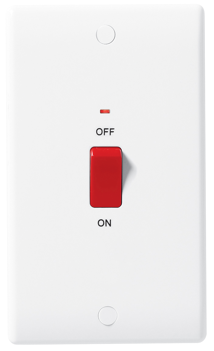 BG 872 Switch c/w Neon DP Lg Plate 45A