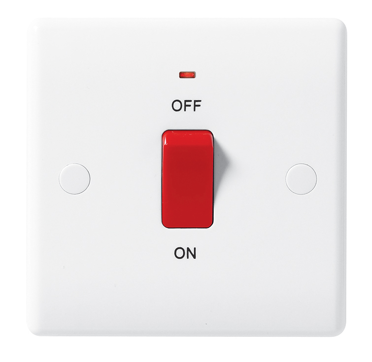 BG 874 Switch DP Single Plate Neon 45A