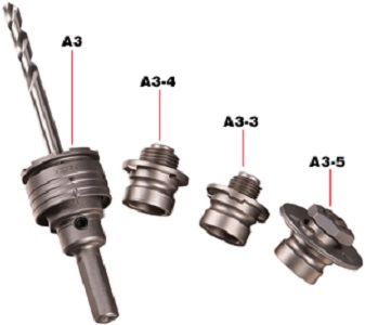 Hellerman A3-3 Ulti-Mate Holesaw Adaptor