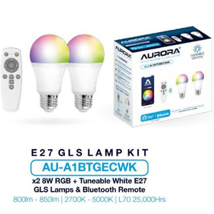 Aurora AU-A1BTGECWK GLS Kit E27 8W