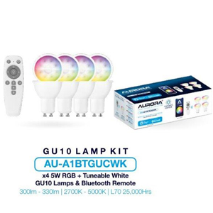 Aurora AU-A1BTGUCWK GU10 Kit 300lm 5W