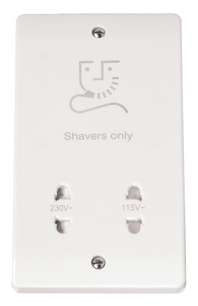 Click CMA100 Shaver Socket 115/230V