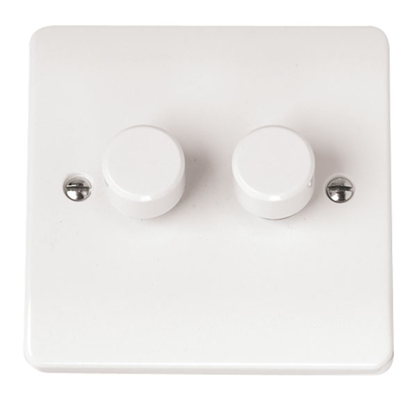 Click CMA146 Dimmer Switch 2x250Va Whi