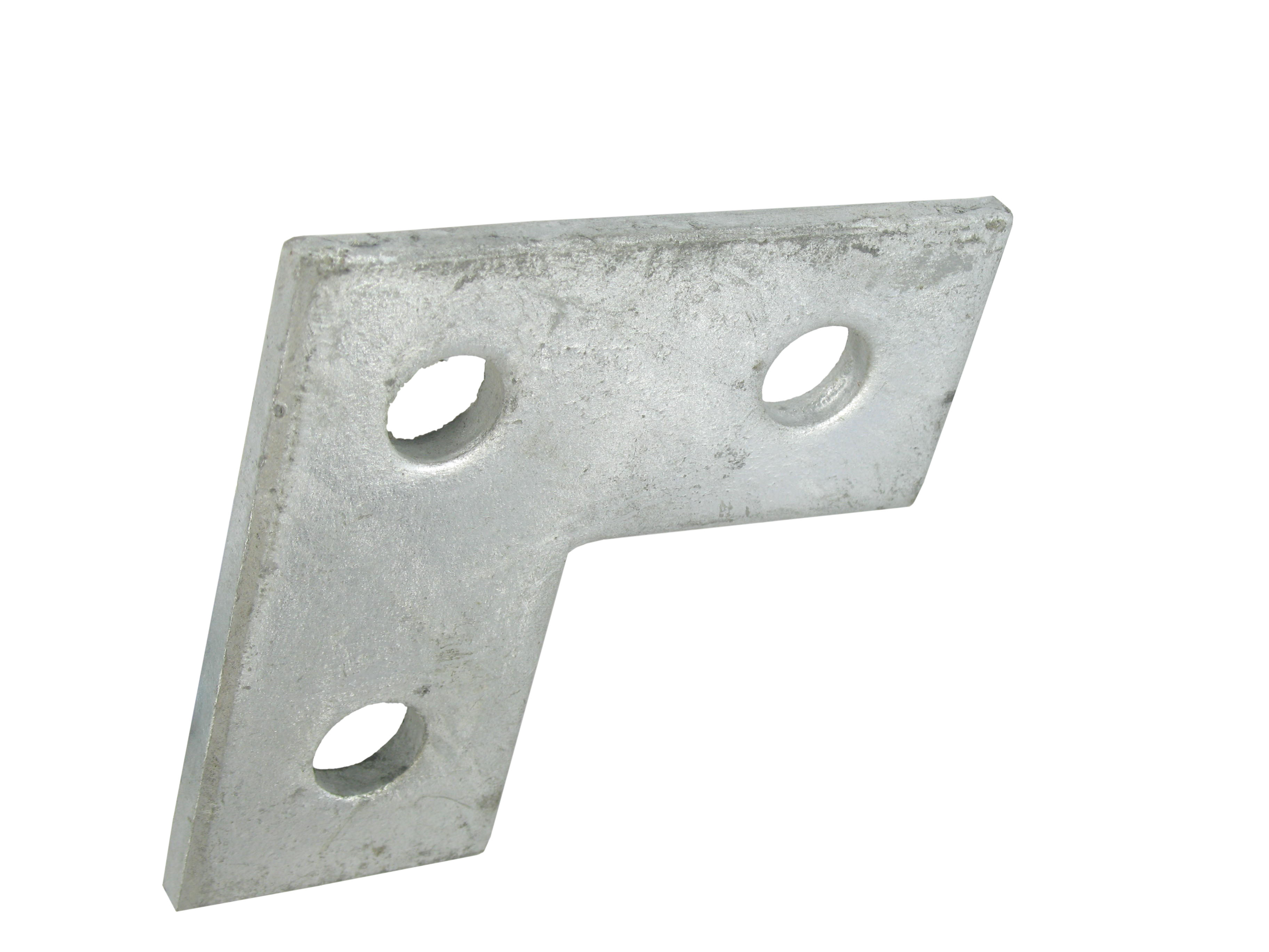 Deligo D600 Flat L Bracket Galvanised