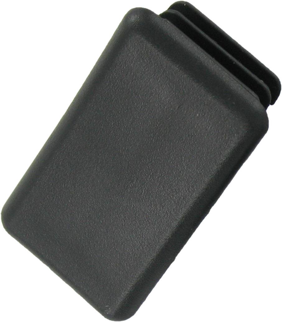 DC951B Channel End Cap 21mm Blk