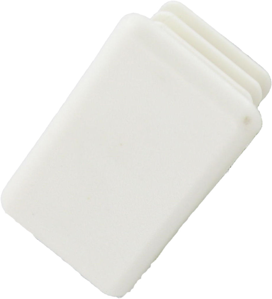 DC951W Channel End Cap 21mm Whi