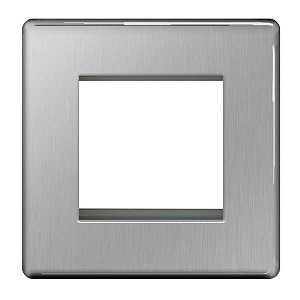 BG FBSEMS2 Frontplate 2 Module Square