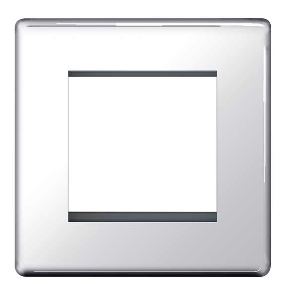 BG FPCEMS2-01 Frontplate 2 Module Square