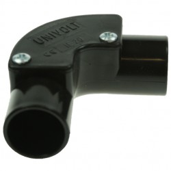 U/Volt IE25BK Inspection Elbow 25mm Blk