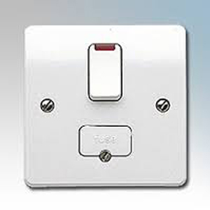 MK K1060WHI Conn Unit Sw Fused Neon