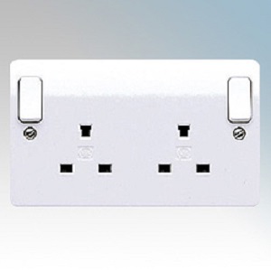 MK K1246WHI Socket 2G Non-Std 13A