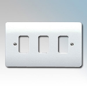 MK K3633WHI Frontplate 3 Module