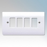 MK K3634WHI Frontplate 4 Module