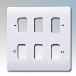 MK K3636WHI Frontplate 6 Module