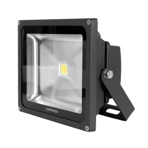 30W Slim LED Floodlight 4K Black *