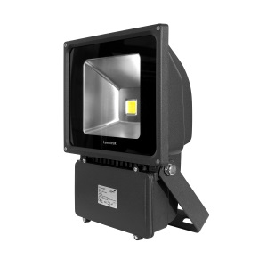 80W Slim LED Floodlight 4K Black *