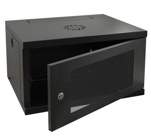 Cntx Wall Cabinet 6u 450mm Black