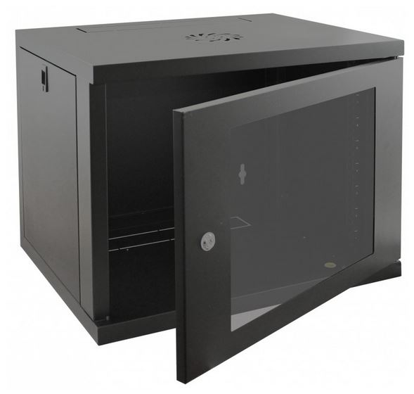 Cntx Wall Cabinet 9u 450mm Black