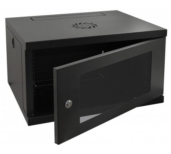 Cntx Wall Cabinet 6u 550mm Black