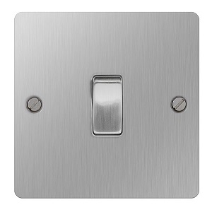 BG SBS12 Plate Switch 1 Gang 2 Way 10A