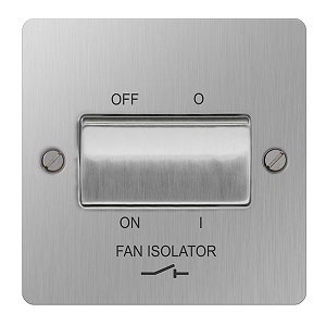 BG SBS15 Plate Switch Fan Isolator 10A